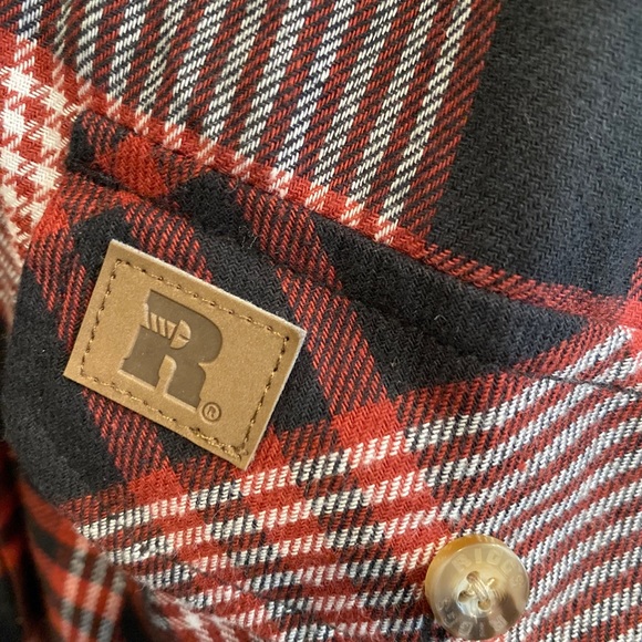 Wrangler Riggs Workwear Quilt Lined Flannel with Hood, Size XL - Picture 3 of 7